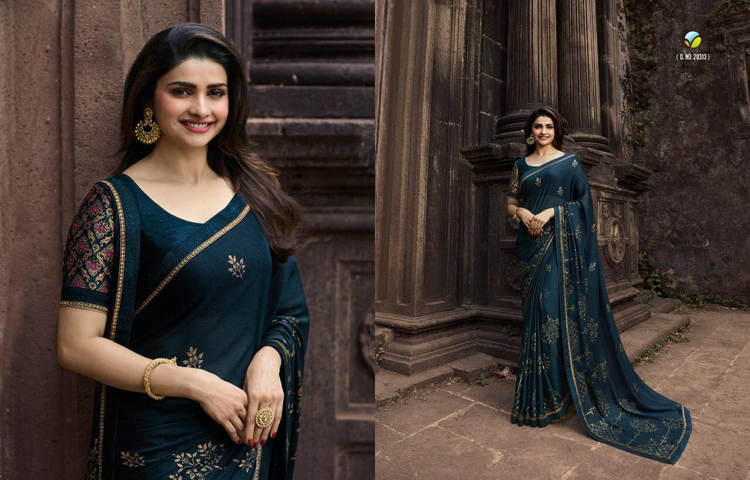 Partywear Silk Georgette Saree