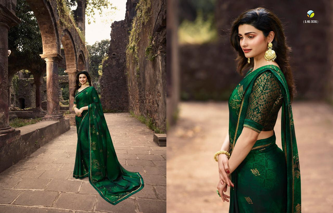 Partywear Silk Georgette Saree