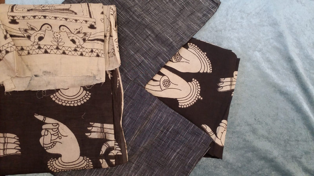 TRADITIONAL KALAMKARI DRESS MATERIAL