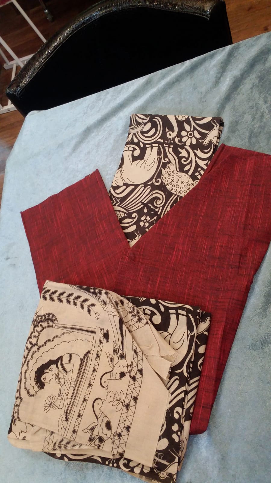 TRADITIONAL KALAMKARI DRESS MATERIAL