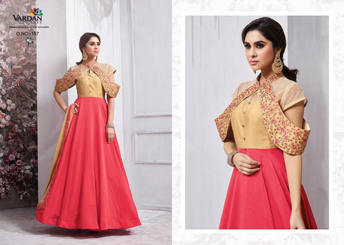 Shop Rama Digital Print Cotton Silk Designer Gown Online : 219098 -