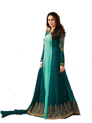 Semistitched Partywear Anarkali Gown